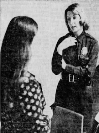 Tina Lewis Rowe, policewoman