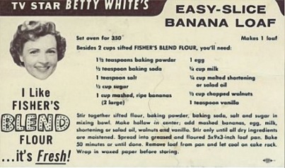 Betty White's banana bread